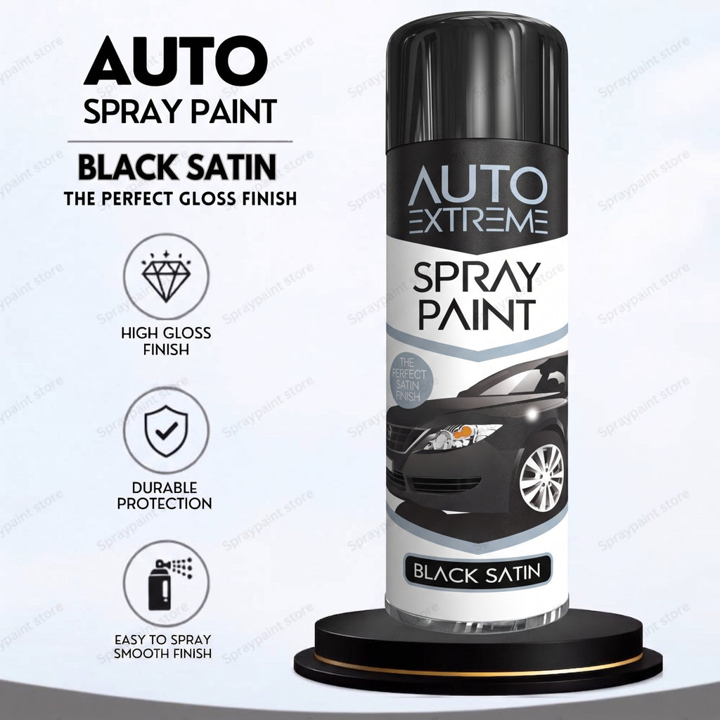 Auto Black Satin 250ml