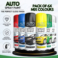 6x Auto Mix 250ml - D2