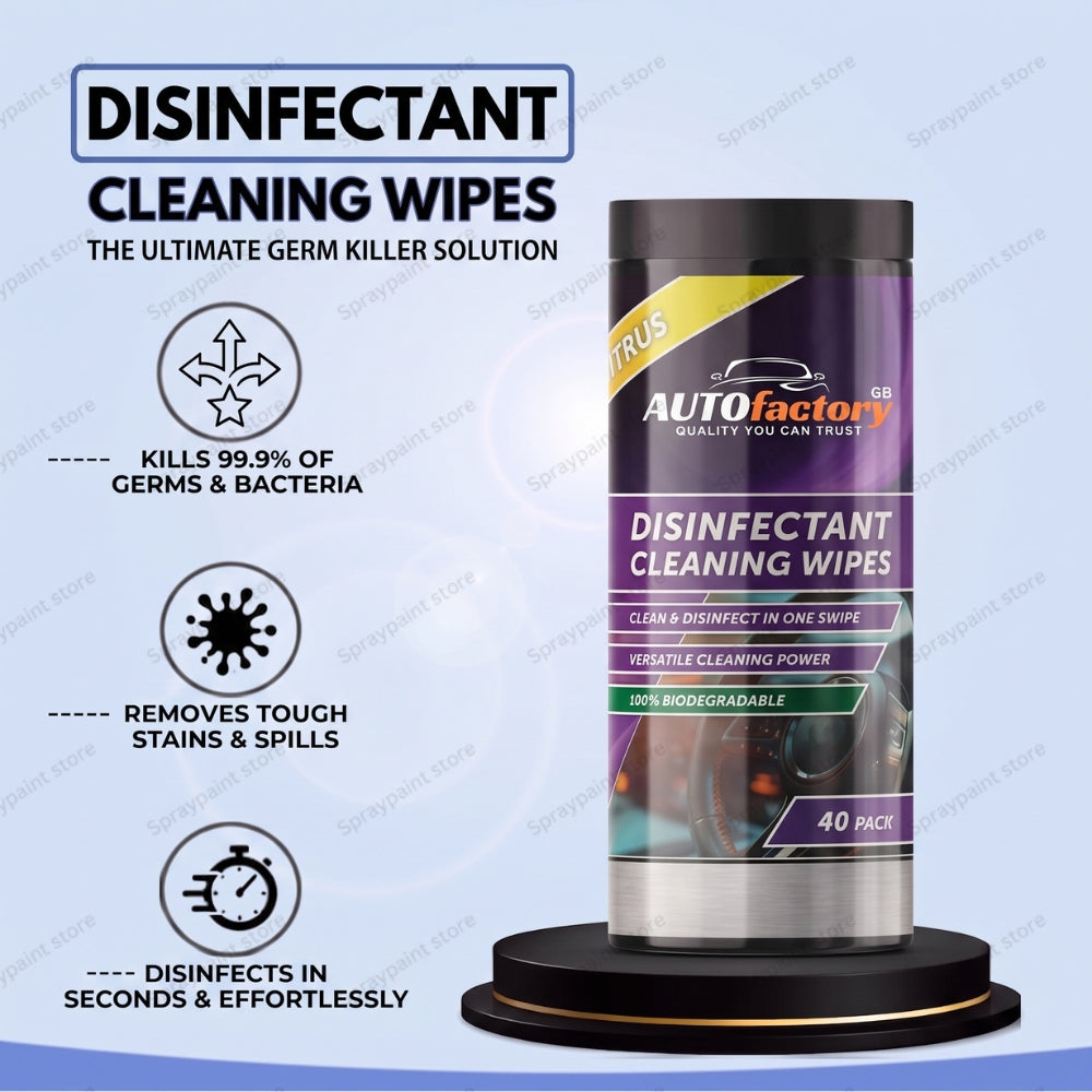 Disinfectant cleaning wipes - 40pk