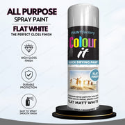 White Flat matt 250ml