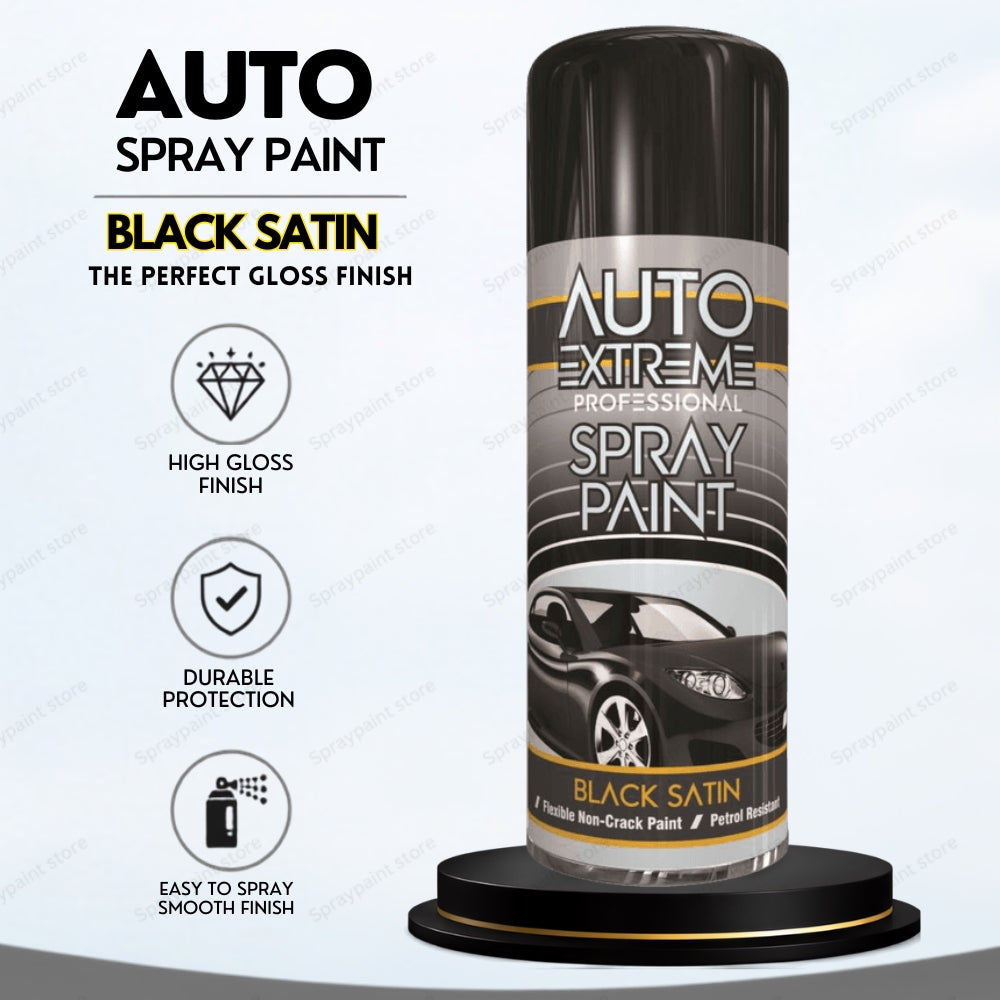 Auto Black Satin 400ml