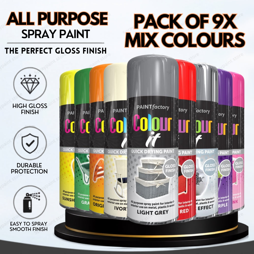 9x All Purpose Mix 400ml - D12 - IT