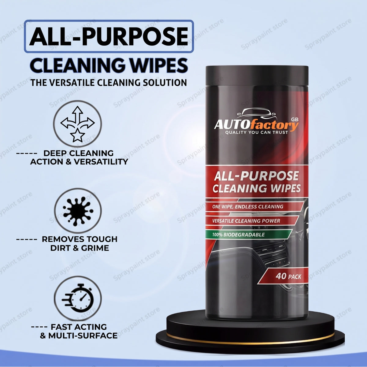 All Purpose cleaning wipes - 40pk