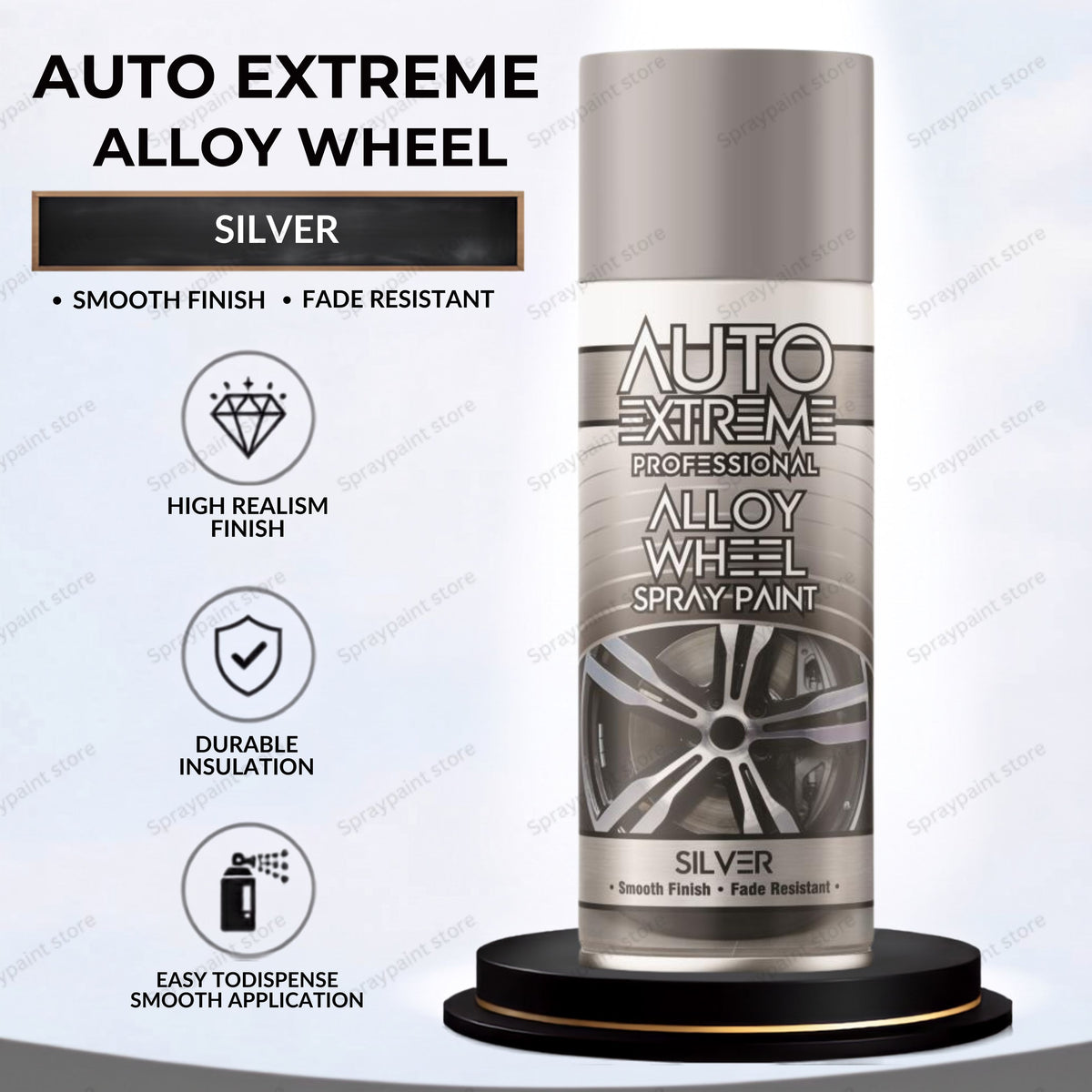 Alloy Wheel Silver 400ml