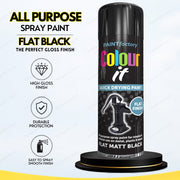 Black Flat Matt 400ml