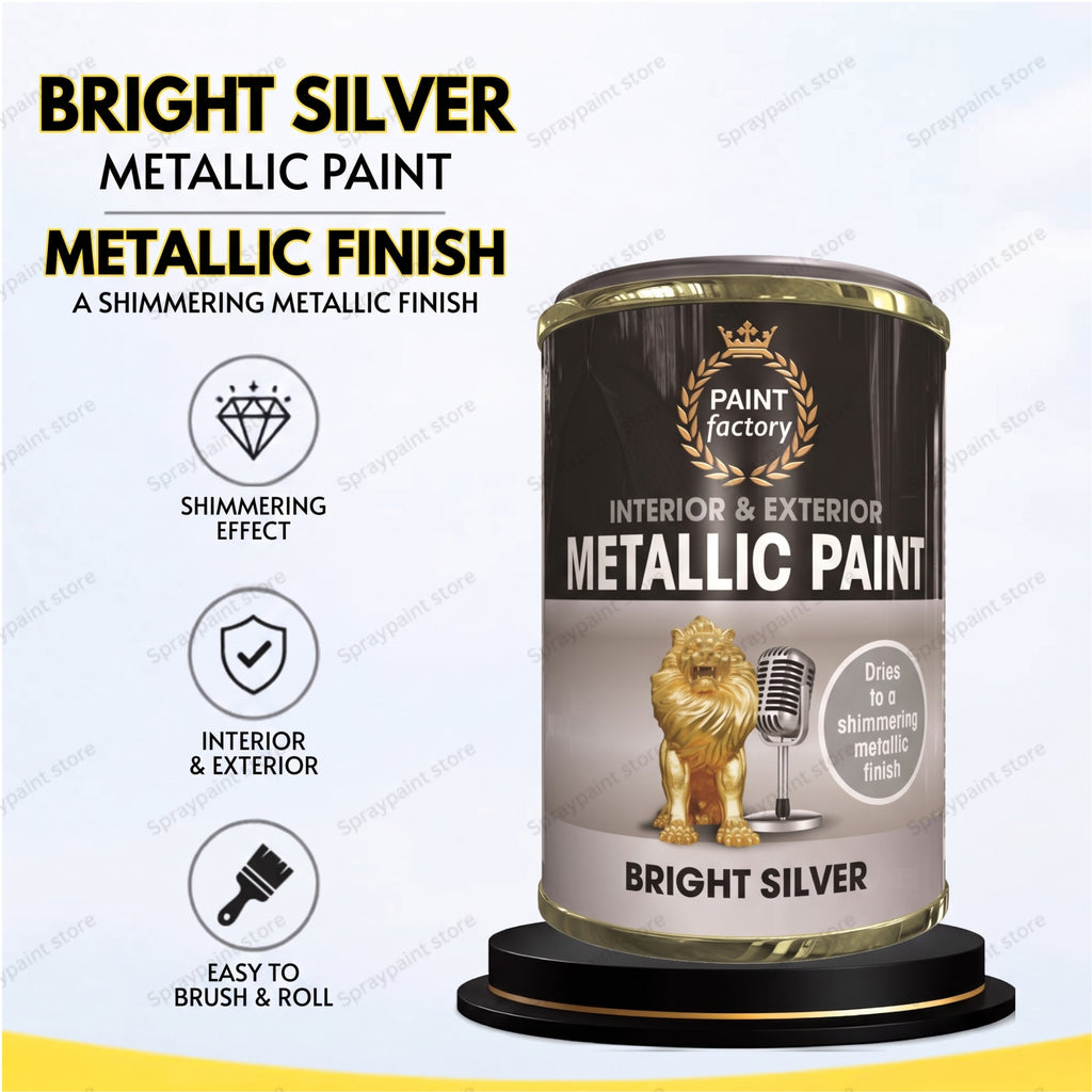 Tin Metallic Silver 300ml