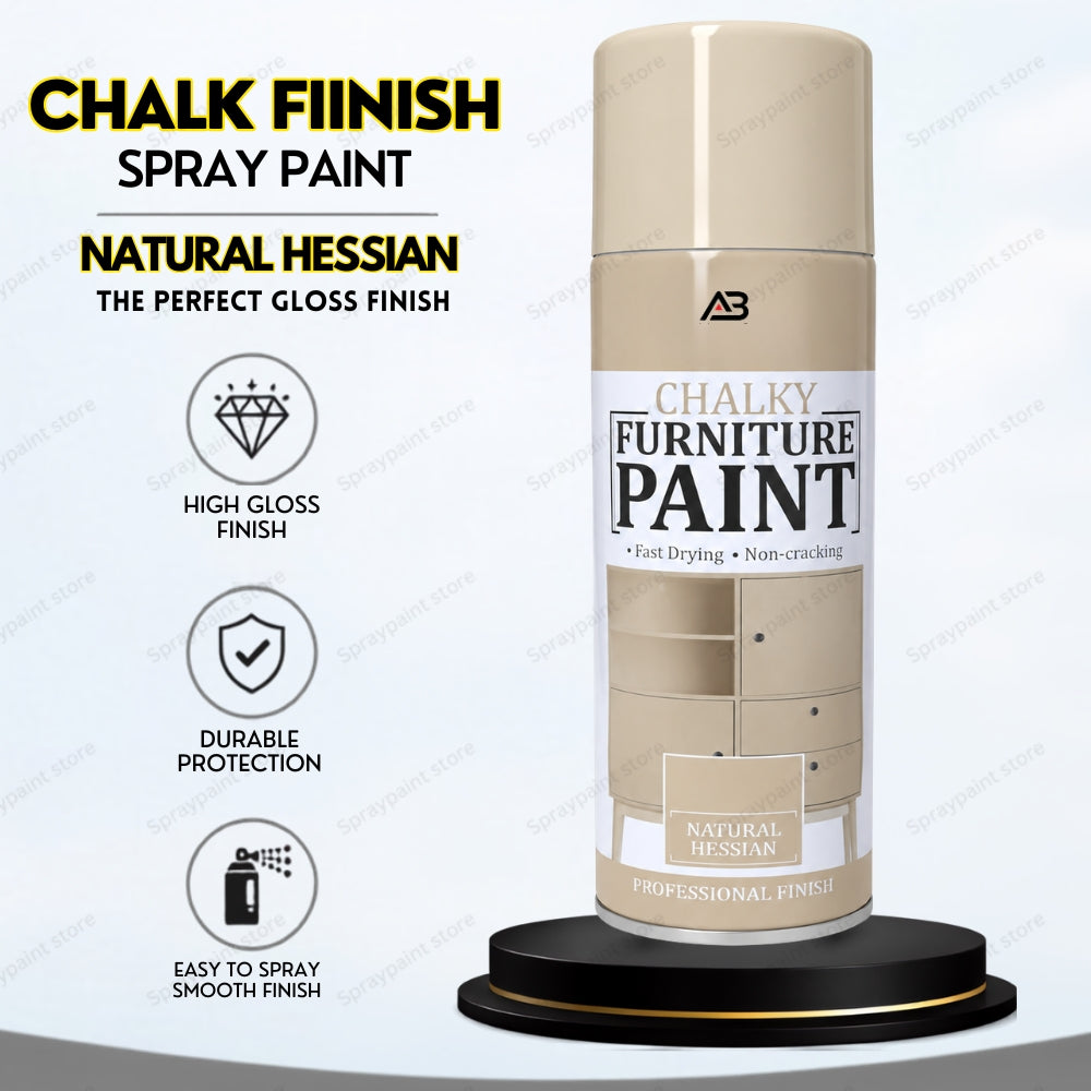 Chalk Finish Natural Hessian 400ml
