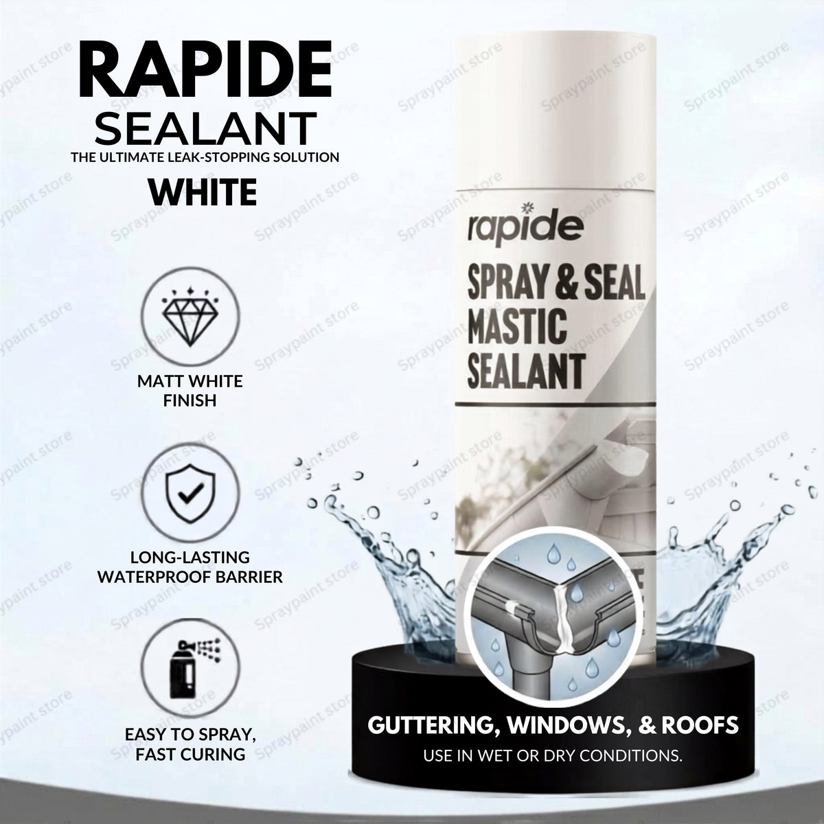 Spray Seal White 400ml