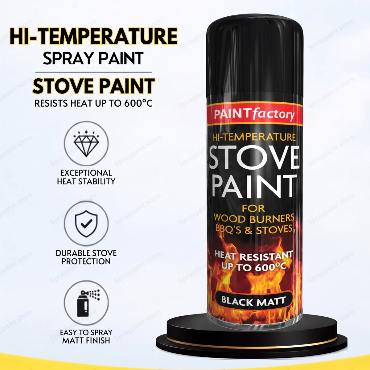 Heat Resistant Stove Spray Paint