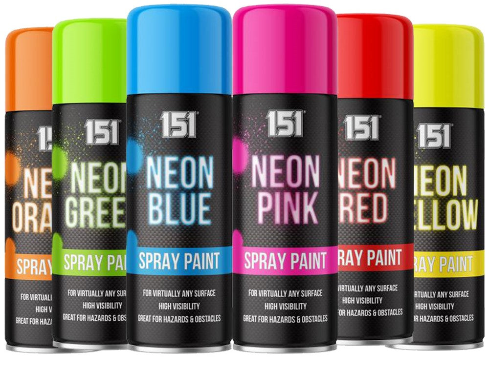 6x Neon Mix Cans 400ml - 151