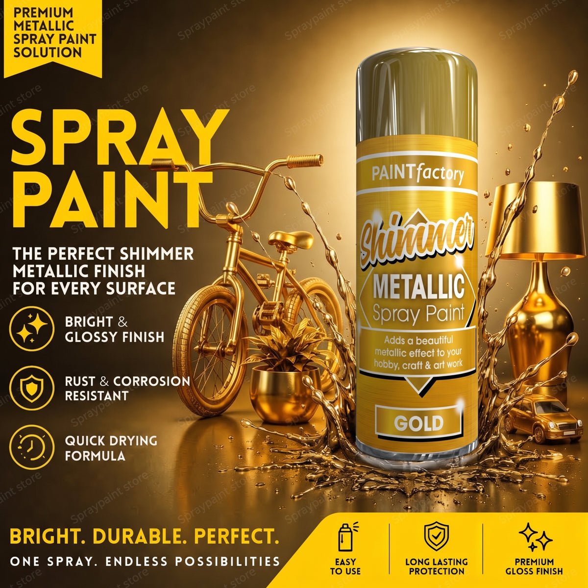 Metallic Gold 200ml