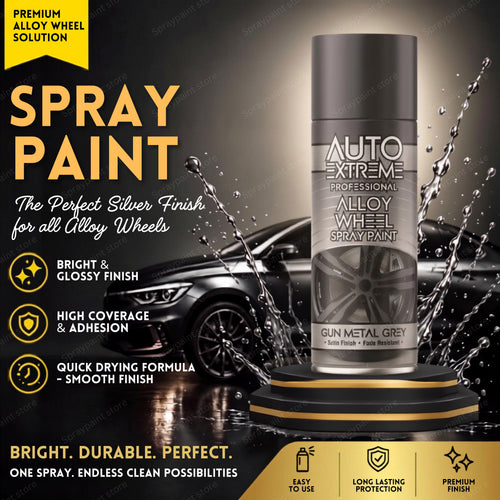 Alloy Wheel Gun Metal Grey 400ml