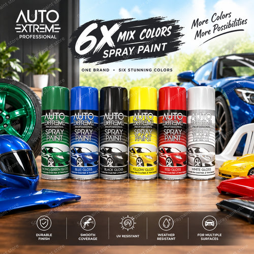 6x Auto Mix Cans 400ml - D14