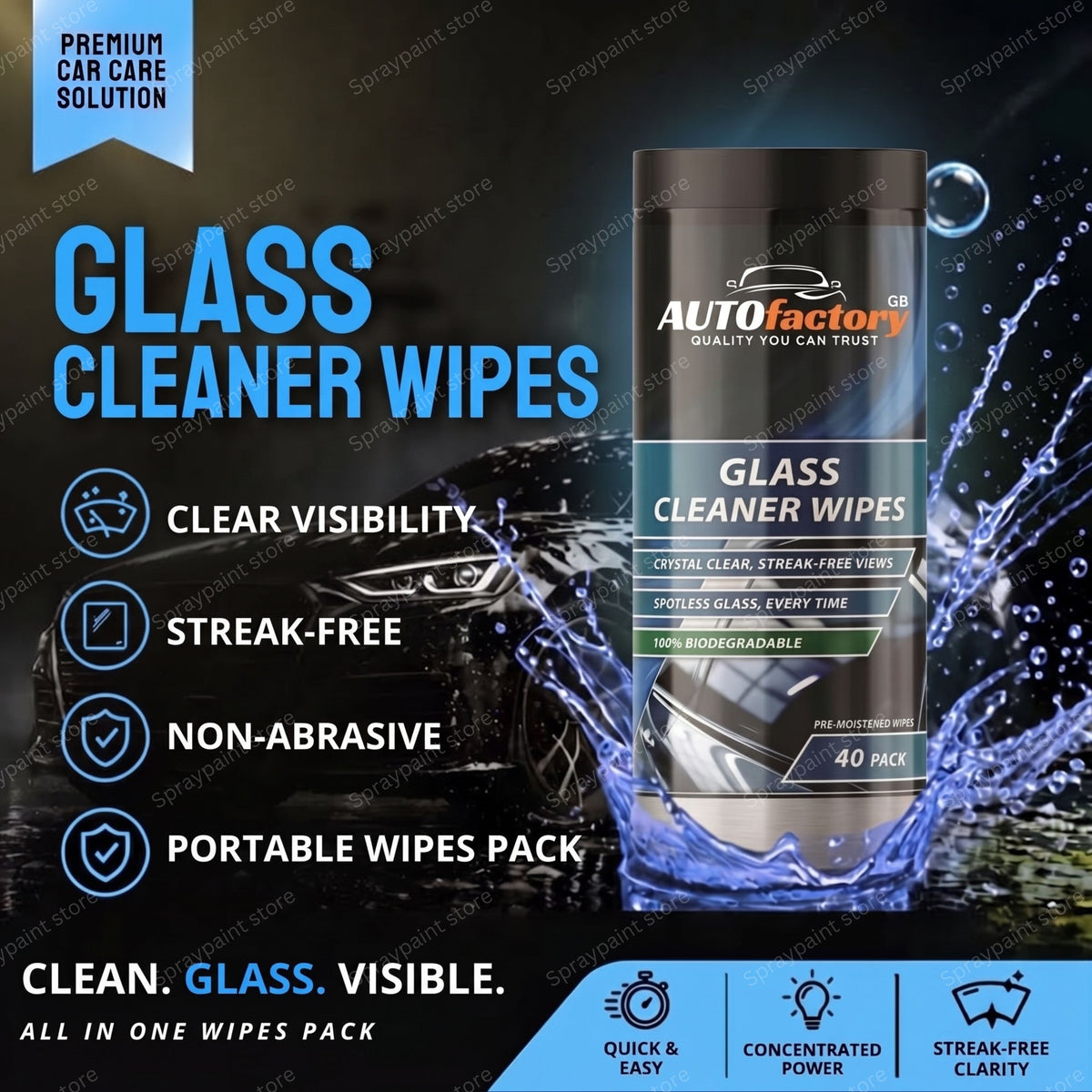 Glass Cleaning wipes - 40pk