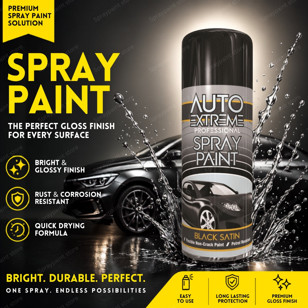 Auto Black Satin 400ml