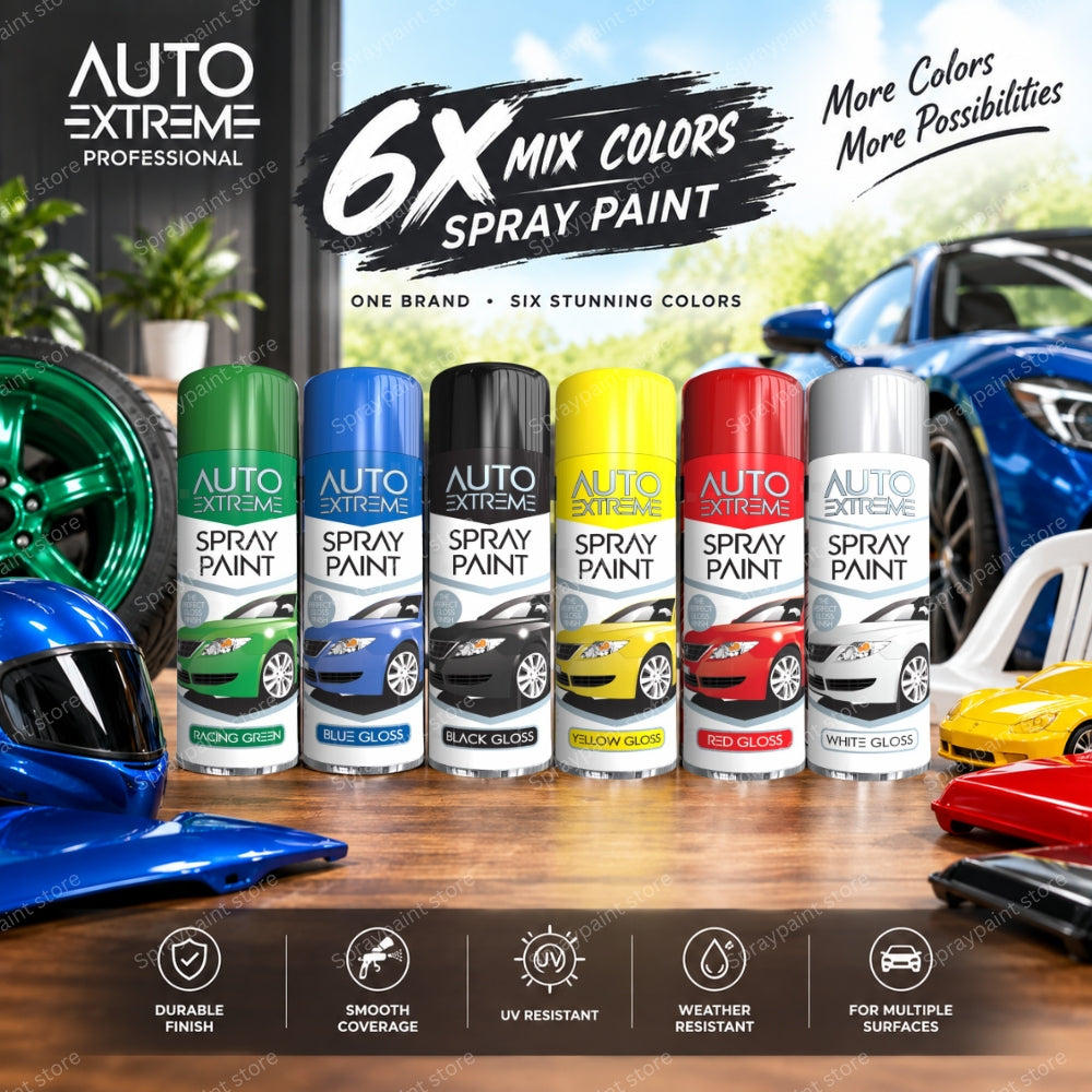6x Auto Mix Cans 250ml - D2