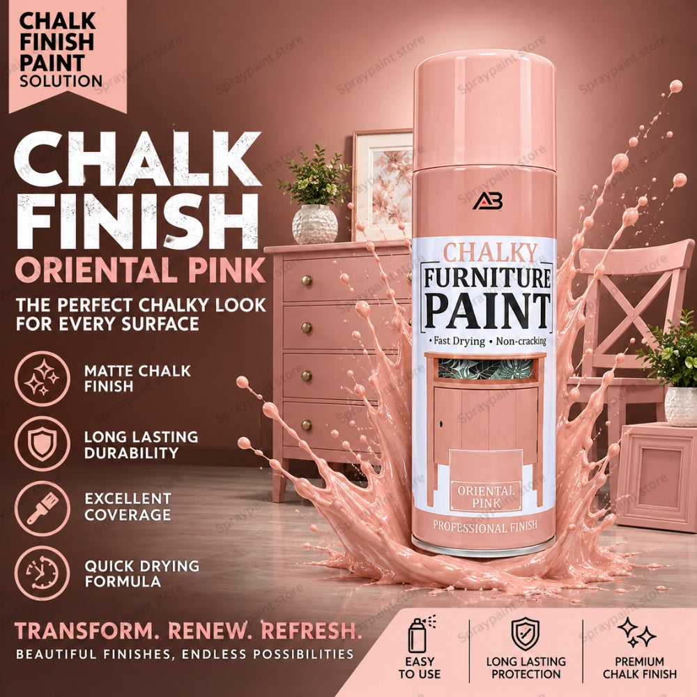 Chalk Finish Oriental Pink 400ml