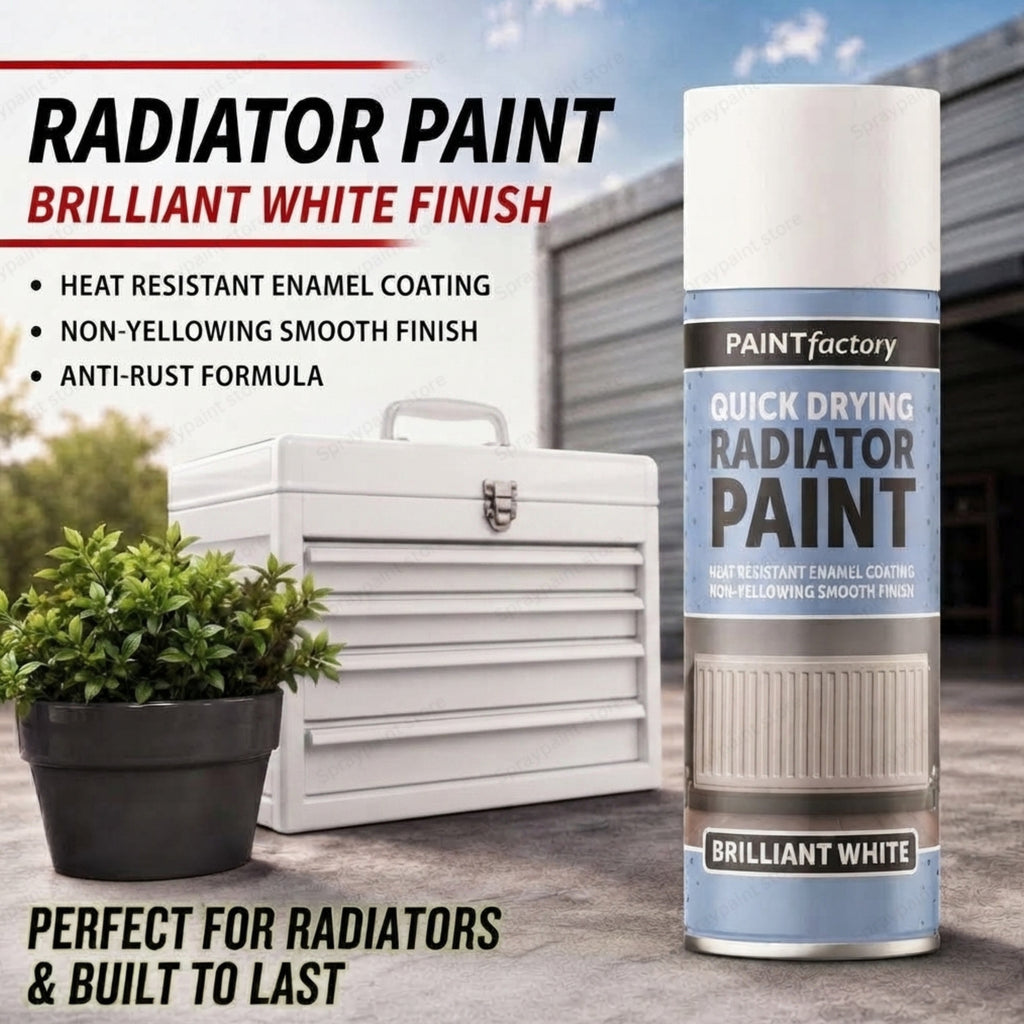 Spray Paint for Radiators & Heat-Resistant Surfaces