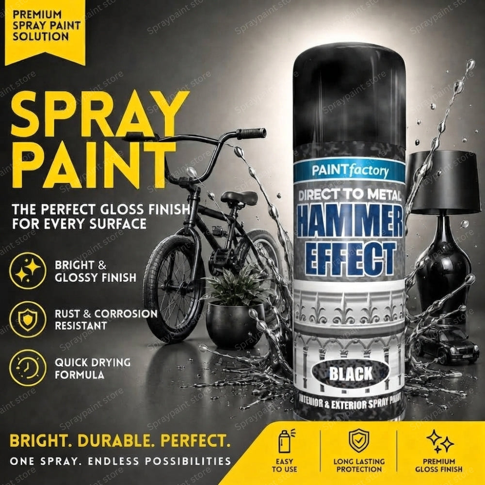 Hammered Black 400ml