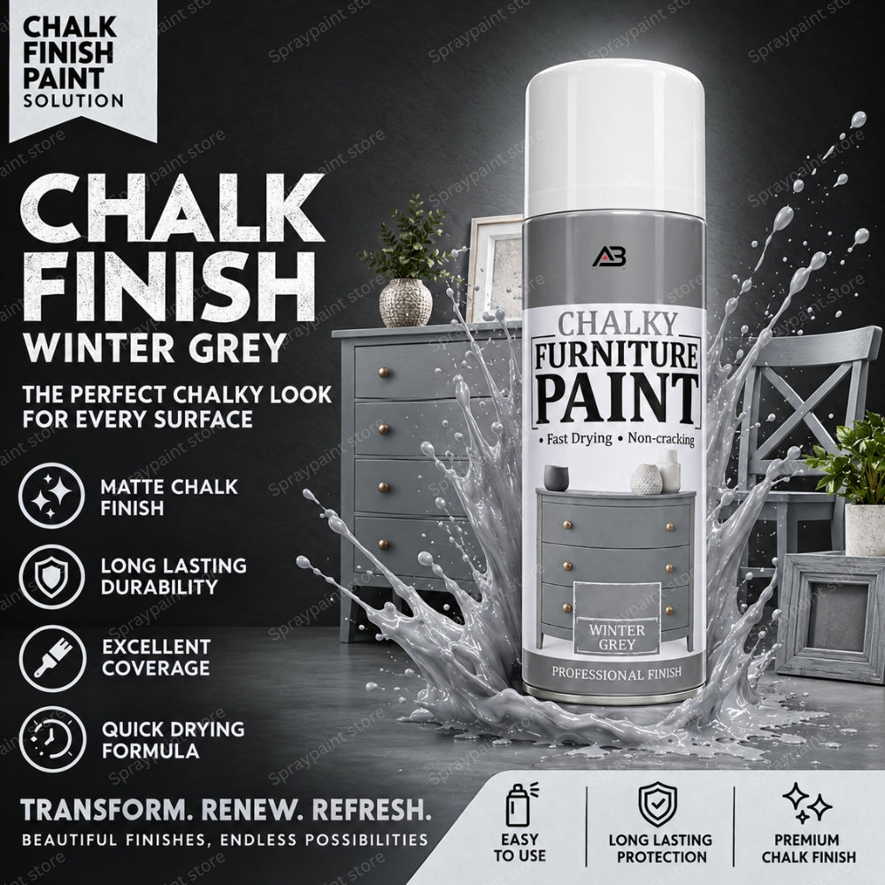 Chalk Finish Winter Grey 400ml