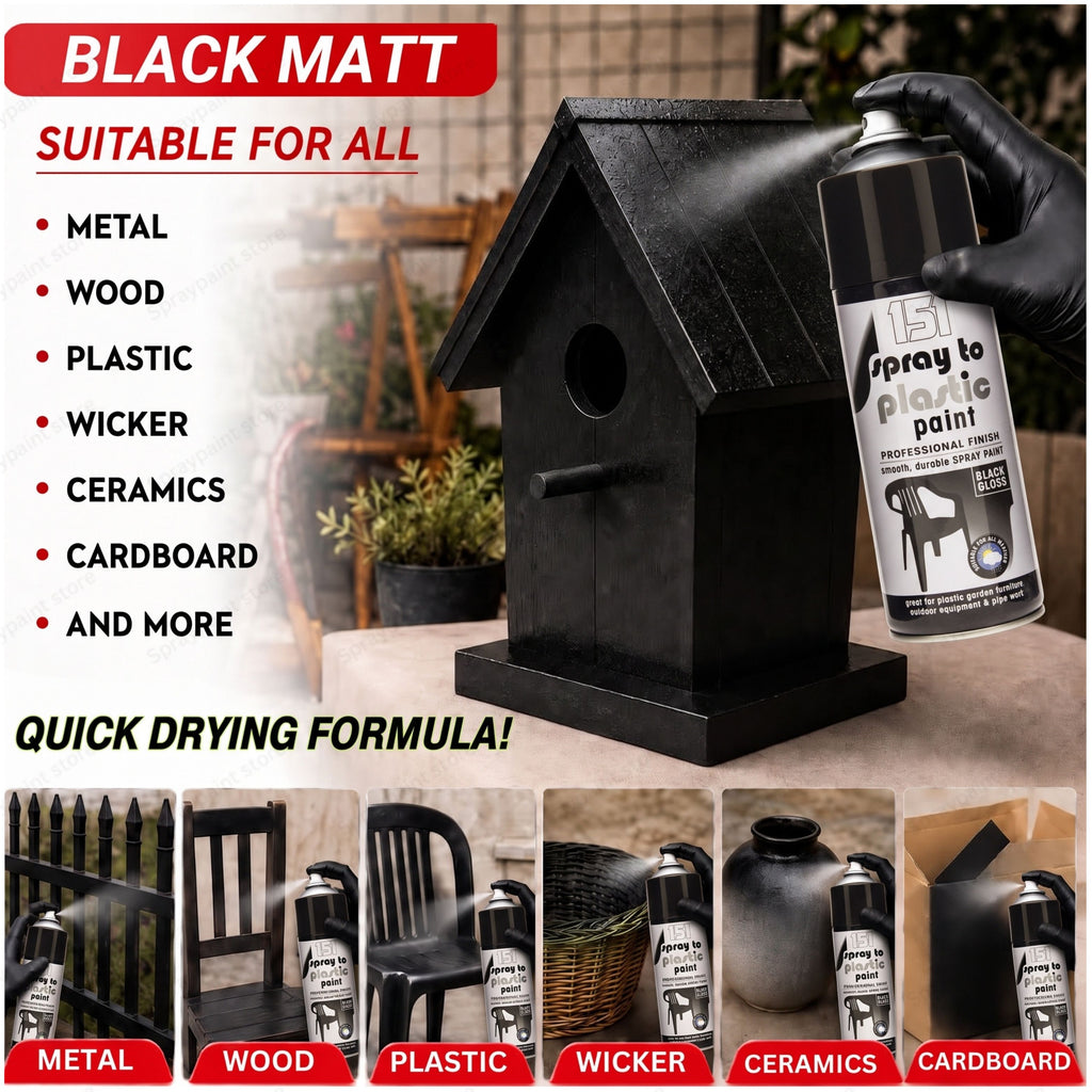 Plastic Black 400ml