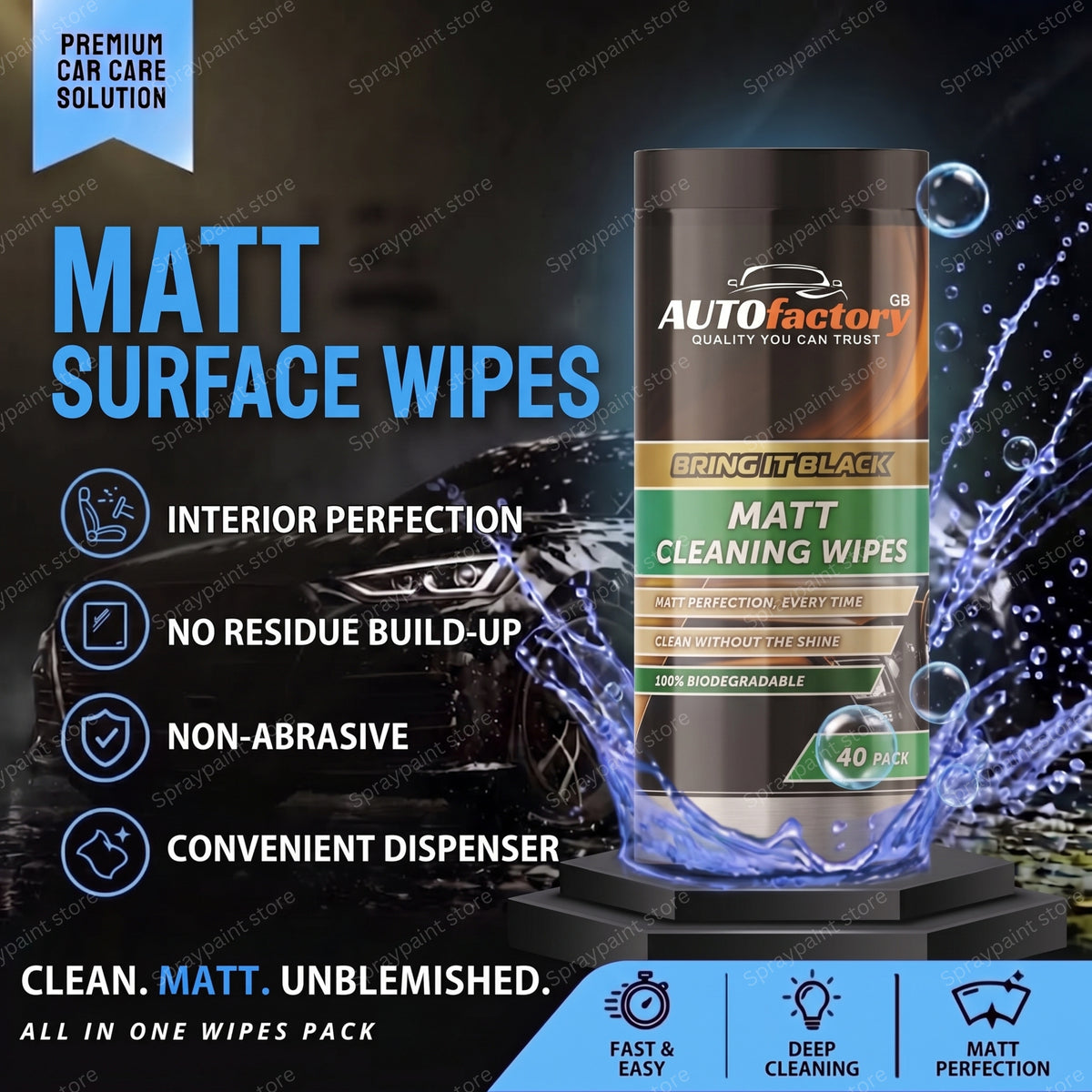 Interior Matt cleaning wipes - 40pk