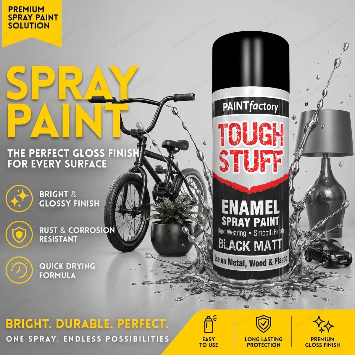 Enamel Black Matt 400ml