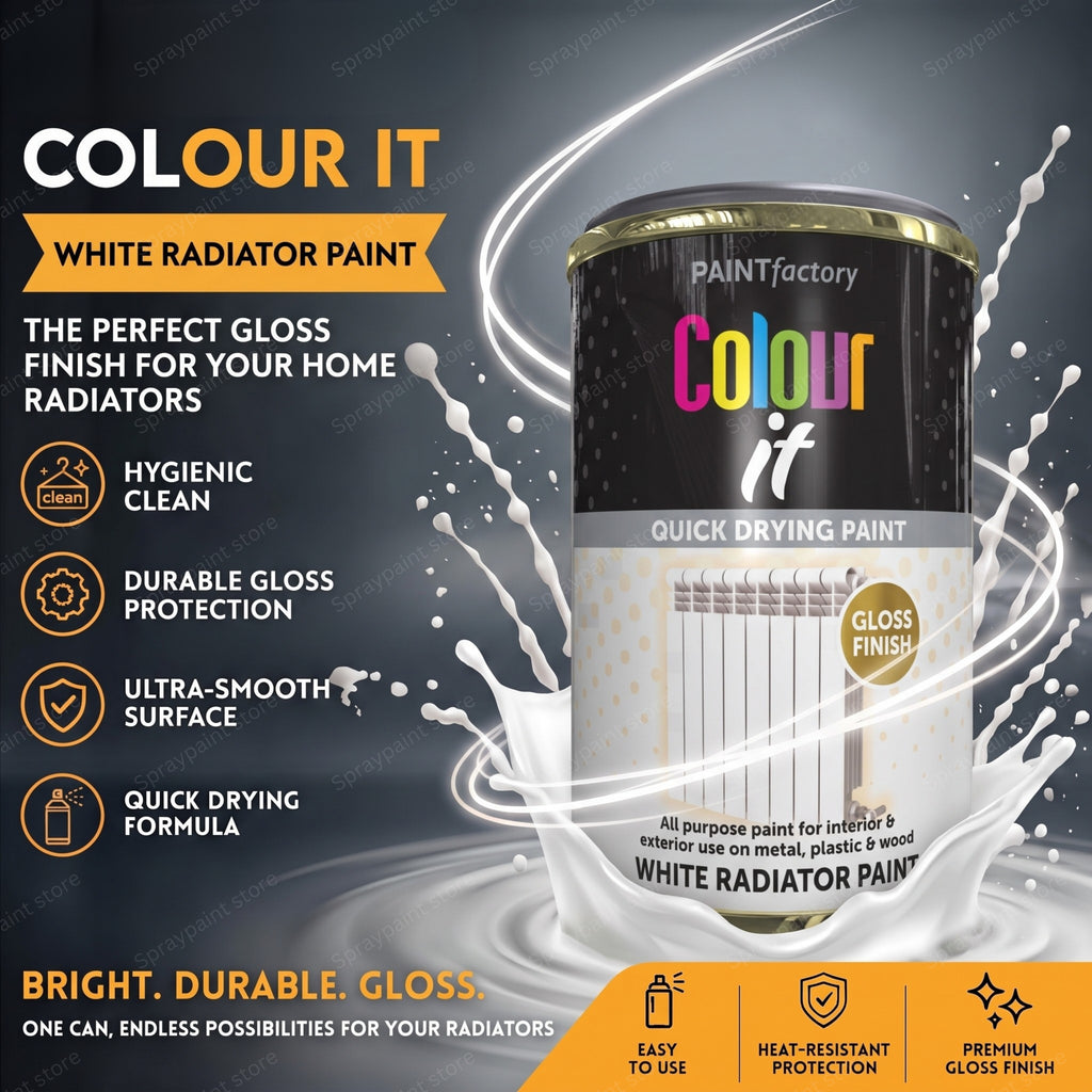 Tin White Radiator 300ml
