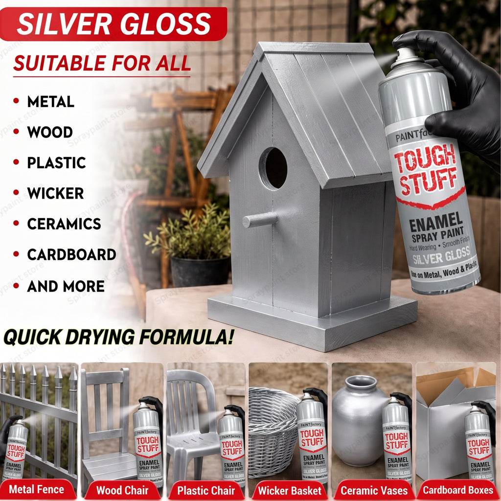 Enamel Silver Gloss 400ml