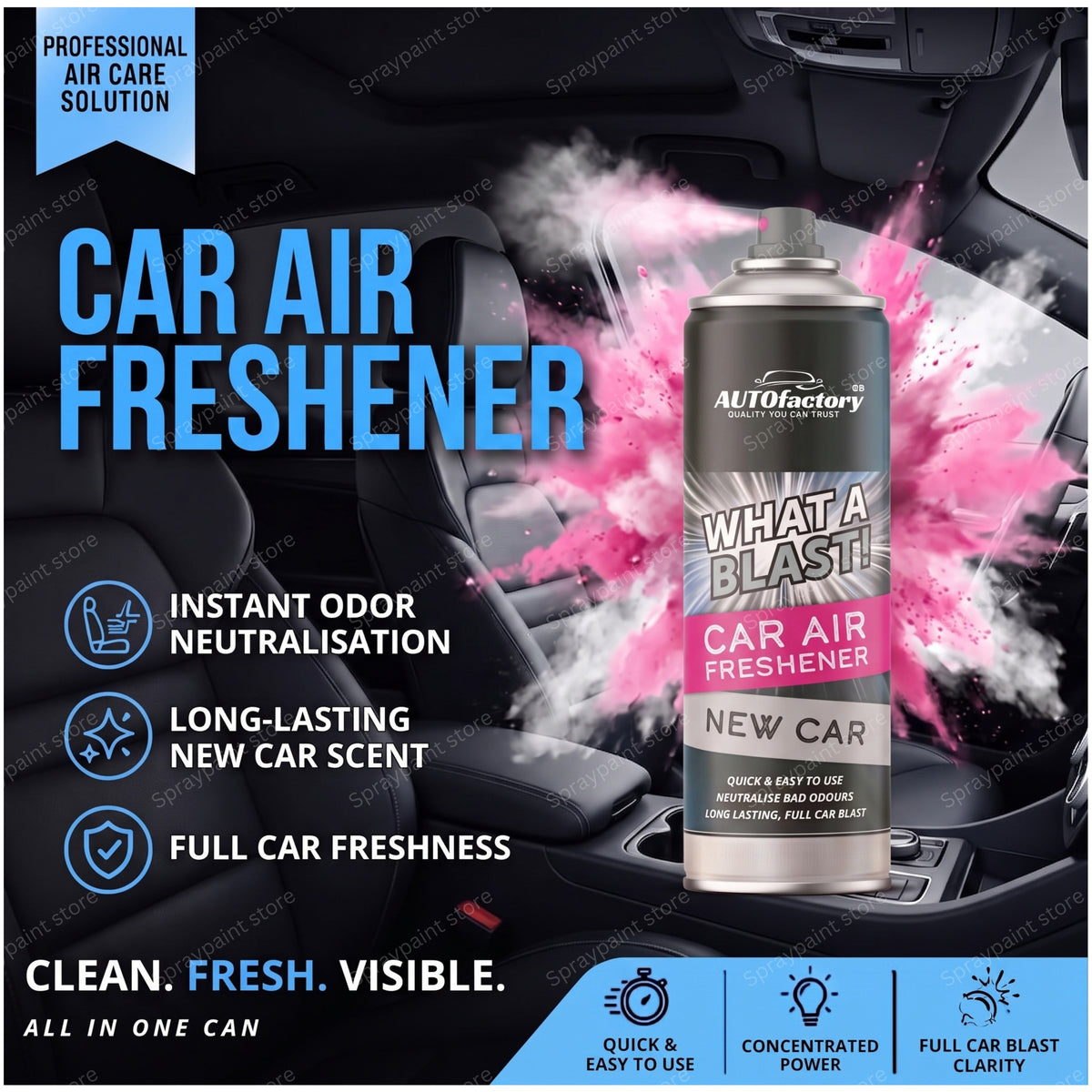 Auto New In Car AIr Freshner 500ml