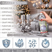 Metallic Xmas Silver 200ml