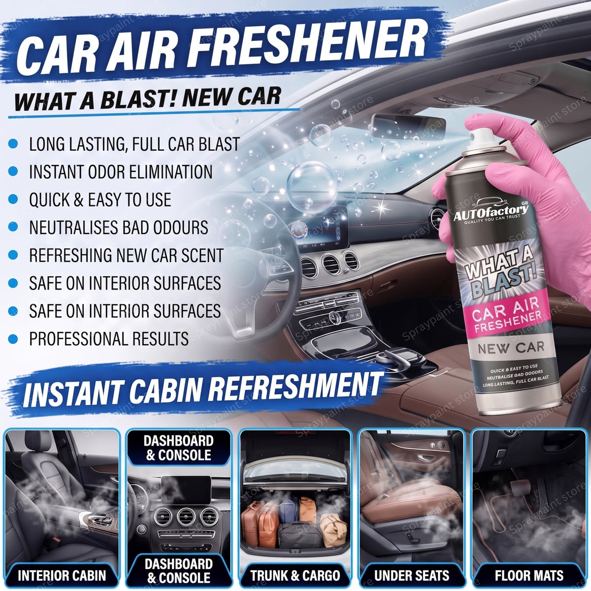 Auto New In Car AIr Freshner 500ml