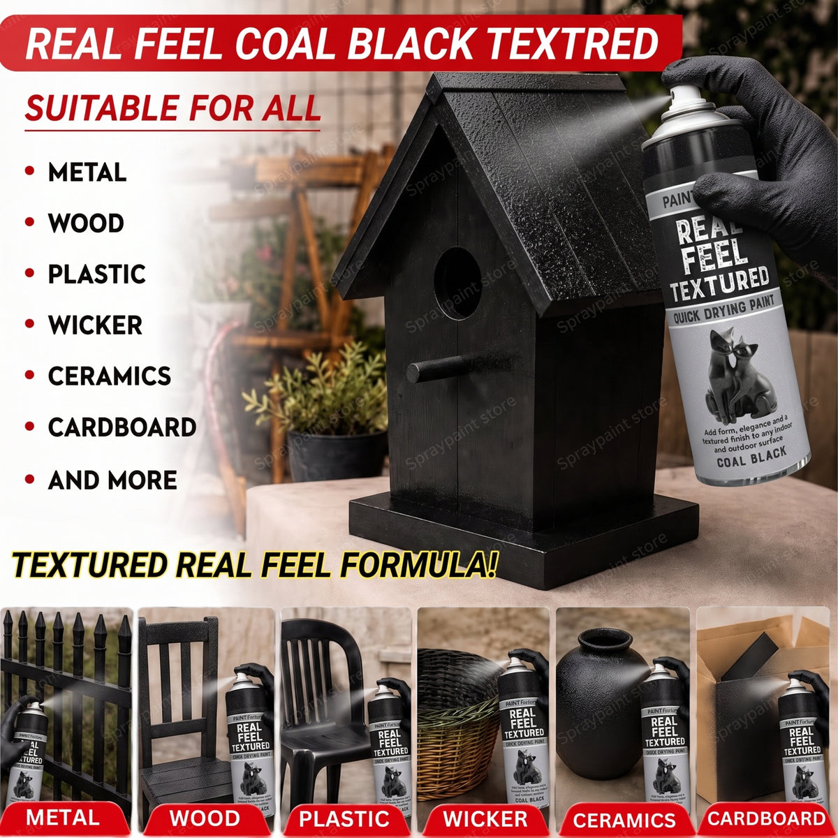 Textured Black 400ml