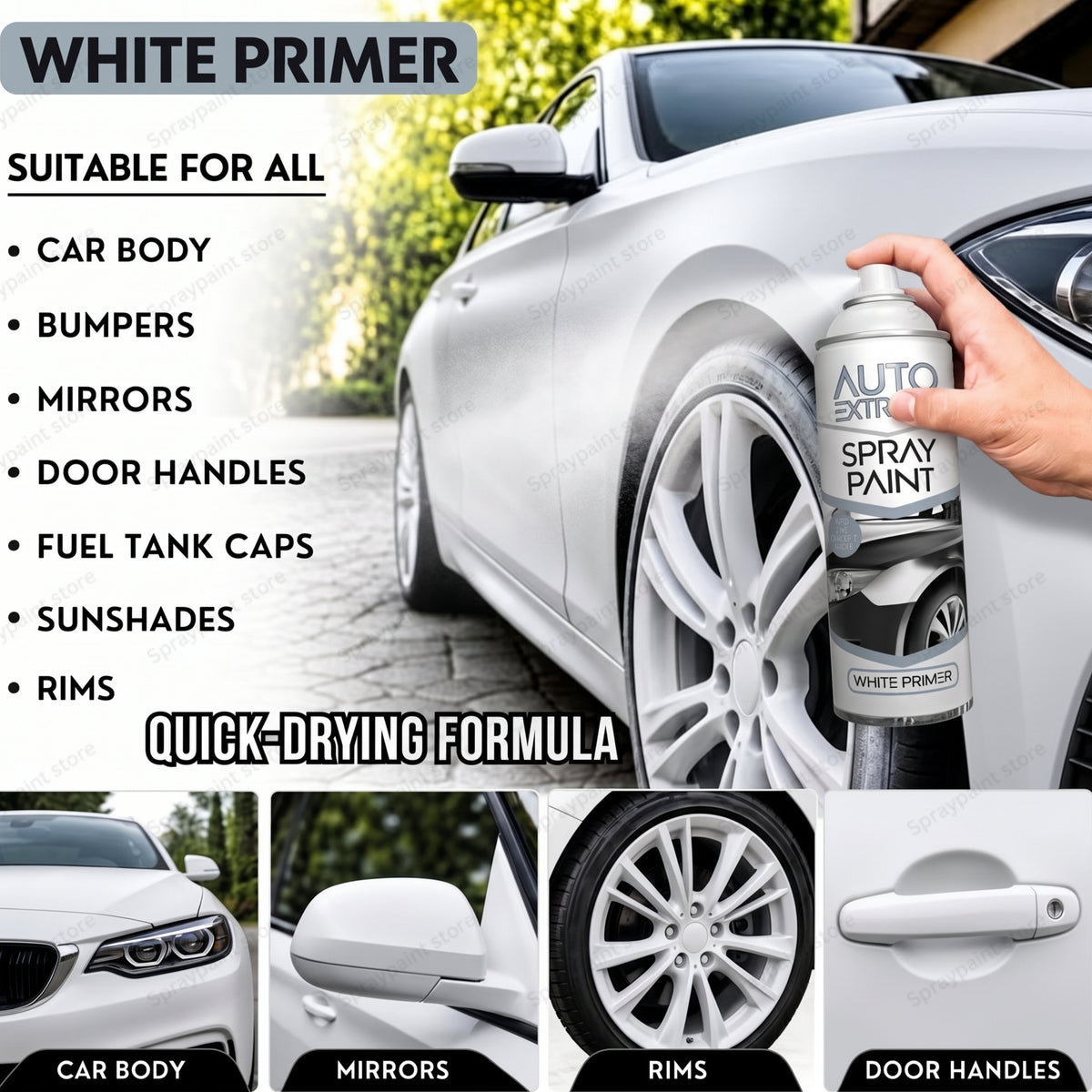 Auto White Primer 250ml