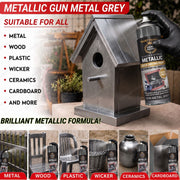 Metallic Gun Metal Grey 400ml
