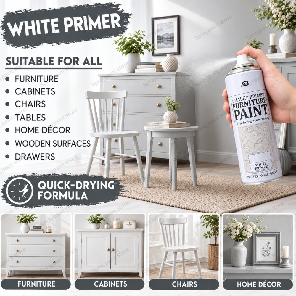 Chalk Finish White Primer 400ml
