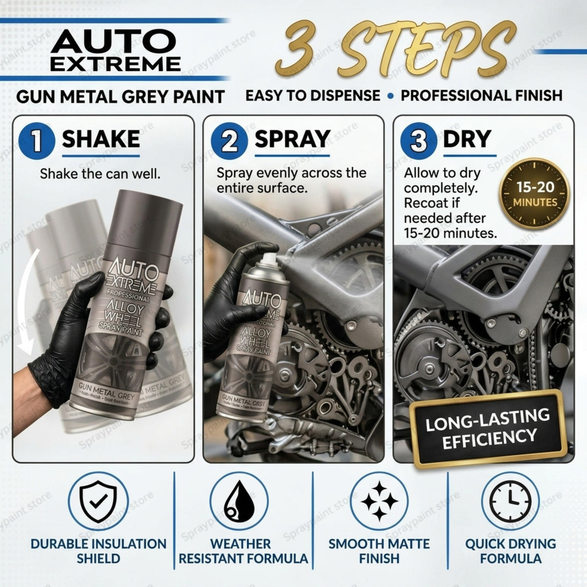 Spray Paint for Alloy Wheels & Rims