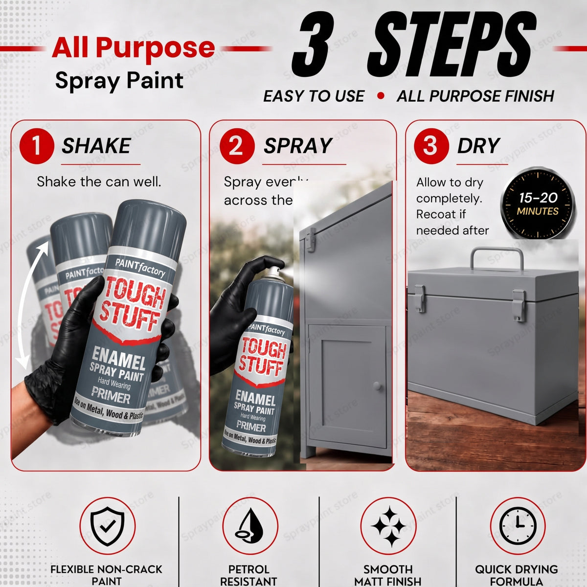 Enamel Grey Primer 400ml