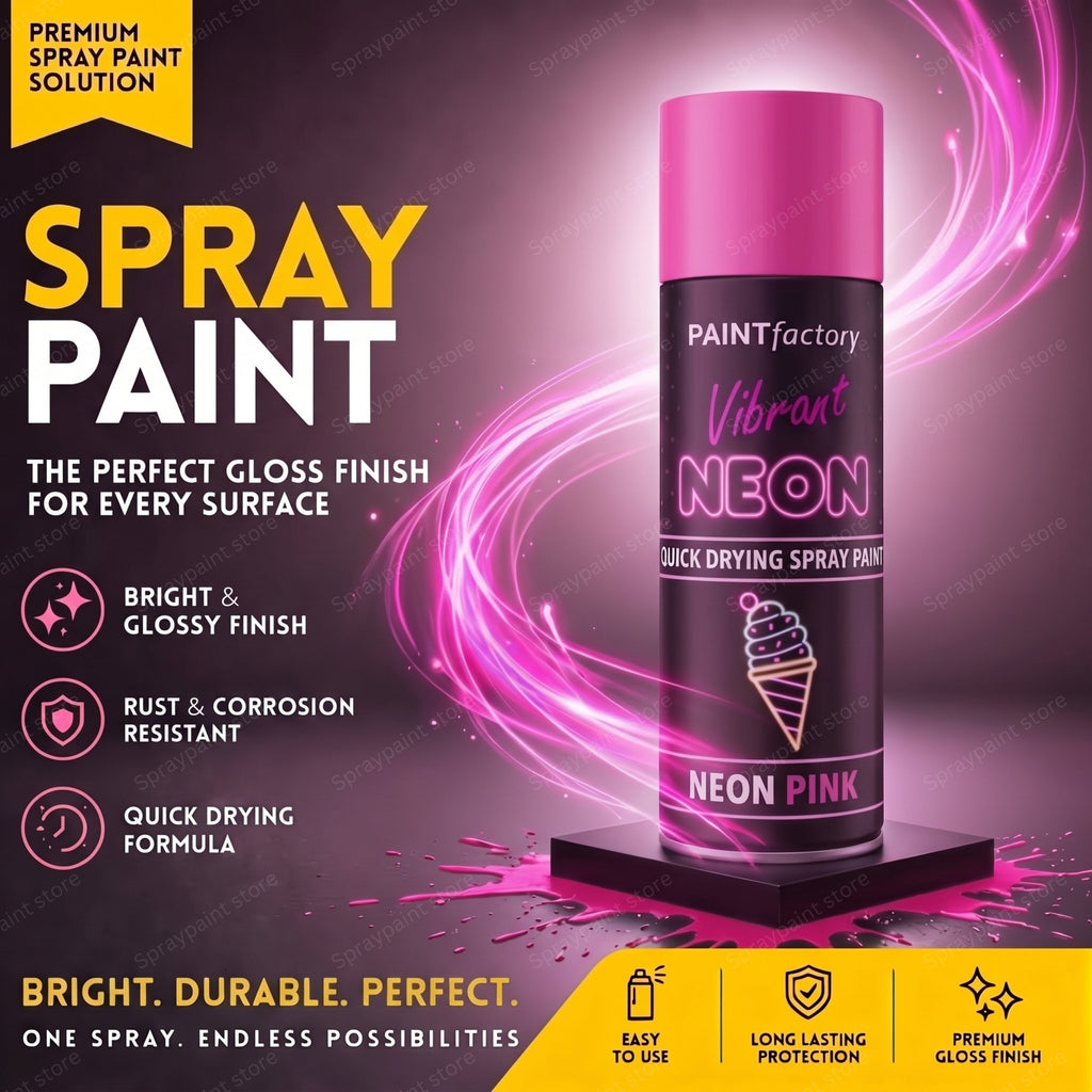 Neon Spray Paint for Bright & Vibrant Finishes
