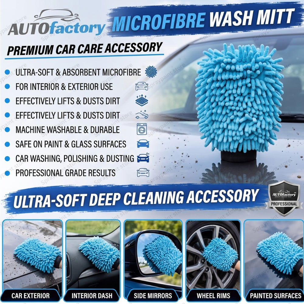 .Microfibre Car Wash Mitt