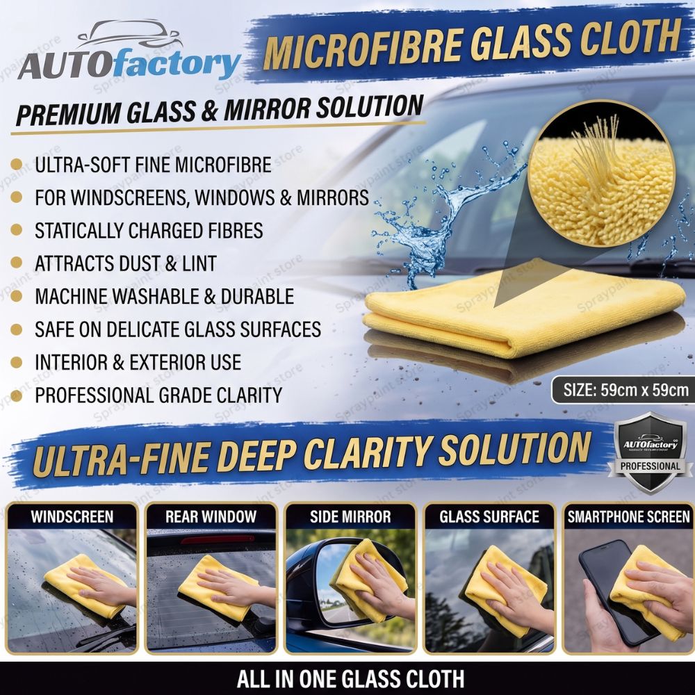 .Microfibre Glass Cleaning Cloth