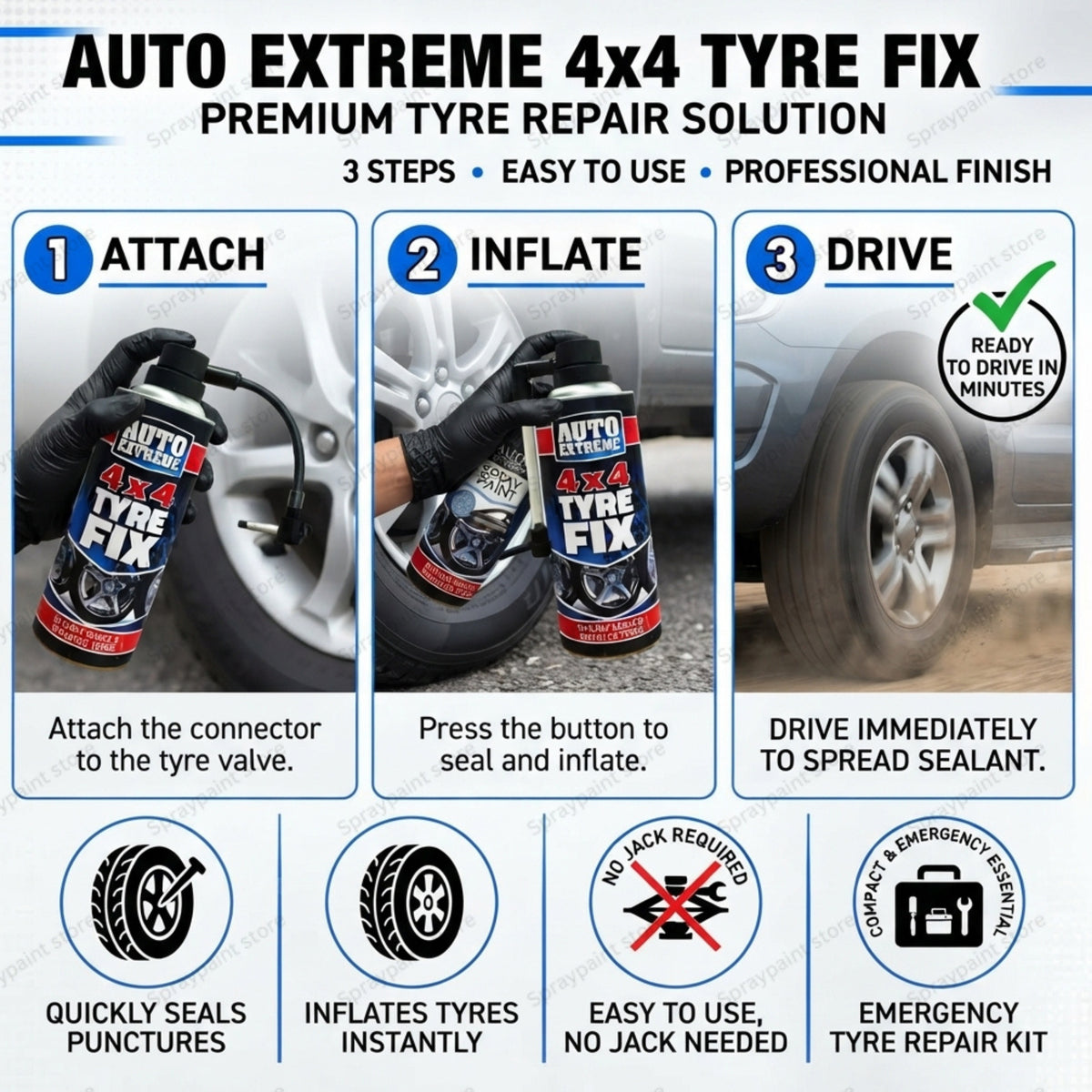 Auto Tyer Fix 450ml