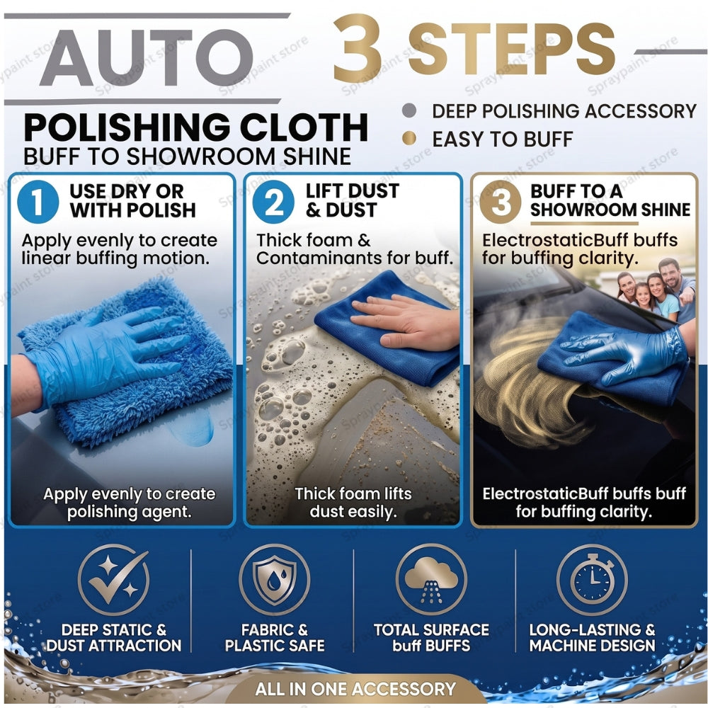 .Microfibre Polishing Cloth