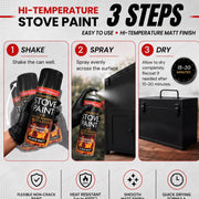 Hi Temperature Black Matt 400ml