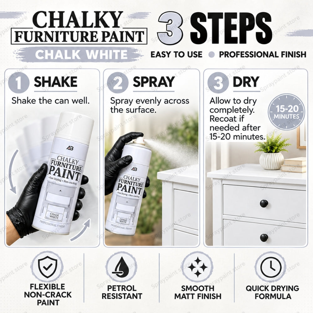 Chalk Finish Chalk White 400ml