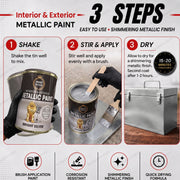 Metallic Silver 300ml