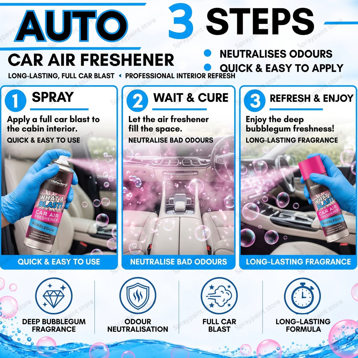Auto Bubblegum AIr Freshner 500ml