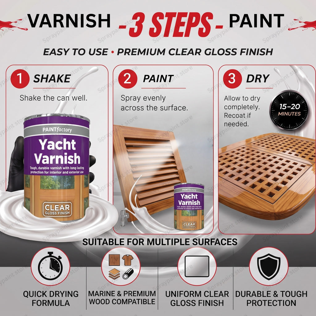 Tin Varnish Yacht 300ml