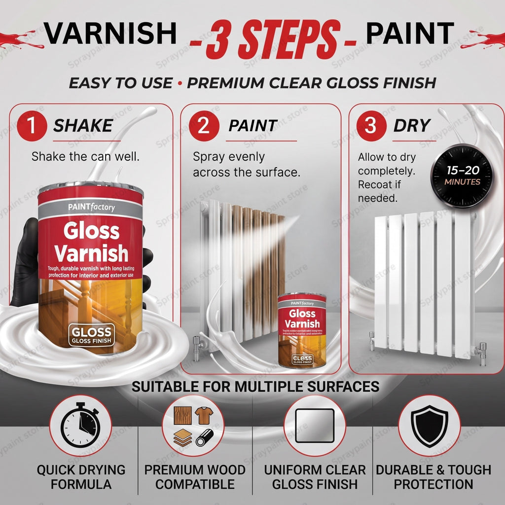 Tin Varnish Gloss 300ml
