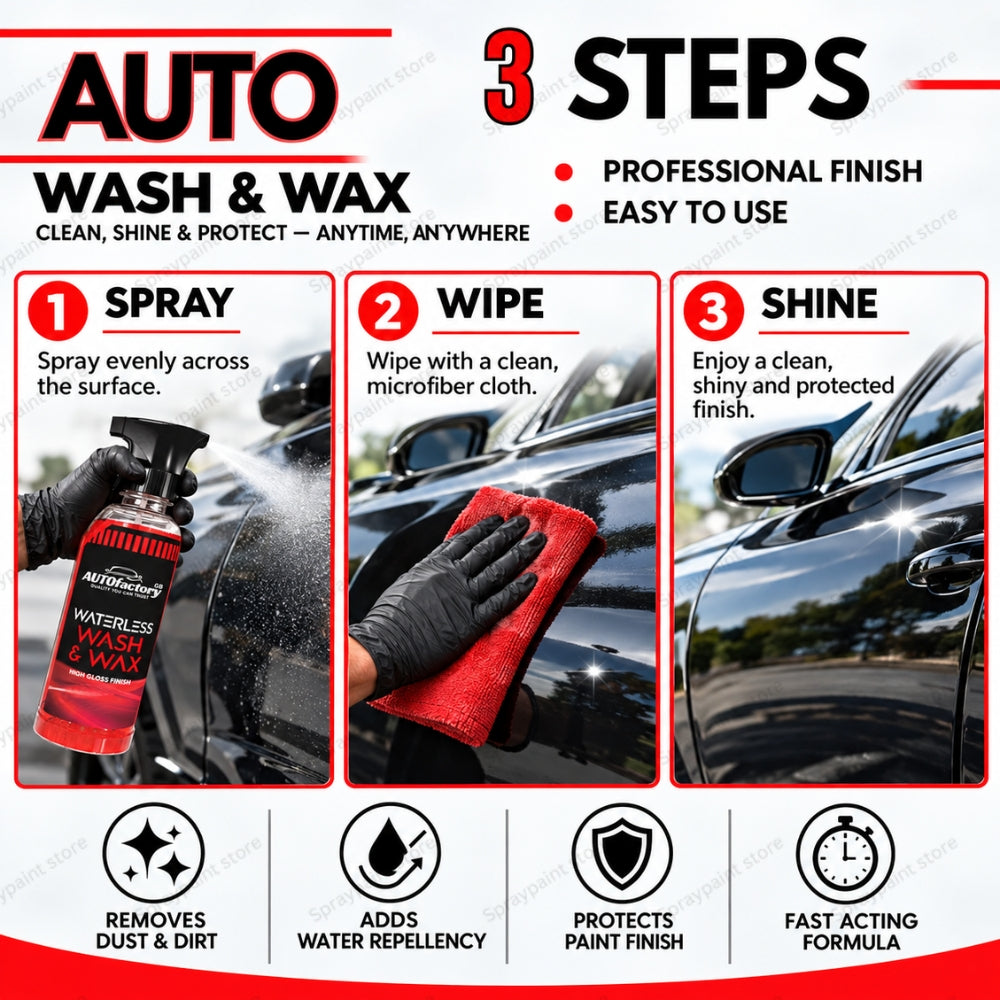 Waterless Wash & Wax Cleaner 720ml